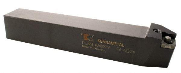 Kennametal - PCBN, Left Hand Cut, 5° Lead Angle, 32mm Shank Height x 32mm Shank Width, Negative Rake Indexable Turning Toolholder - 170mm OAL, CN..1906.. Insert Compatibility, Series Kenlever - Industrial Tool & Supply