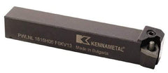 Kennametal - PWLN, Left Hand Cut, 5° Lead Angle, 20mm Shank Height x 20mm Shank Width, Negative Rake Indexable Turning Toolholder - 125mm OAL, WN..0804.. Insert Compatibility, Series Kenlever - Industrial Tool & Supply