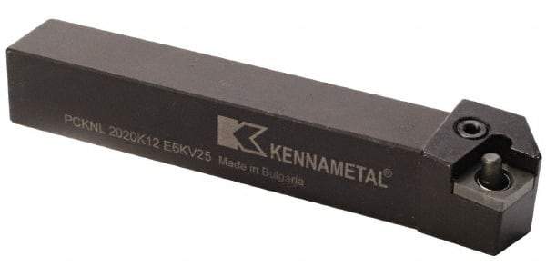 Kennametal - PCKN, Left Hand Cut, 15° Lead Angle, 25mm Shank Height x 25mm Shank Width, Negative Rake Indexable Turning Toolholder - 150mm OAL, CN..1204.. Insert Compatibility, Series Kenlever - Industrial Tool & Supply