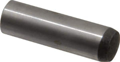 Value Collection - 10mm Diam x 35mm Pin Length Alloy Steel Standard Dowel Pin - C 58-62 Hardness, 37,100 Lb Breaking Strength, 1 Rounded End - Industrial Tool & Supply