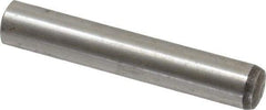 Value Collection - 10mm Diam x 60mm Pin Length Alloy Steel Standard Dowel Pin - C 58-62 Hardness, 37,100 Lb Breaking Strength, 1 Rounded End - Industrial Tool & Supply