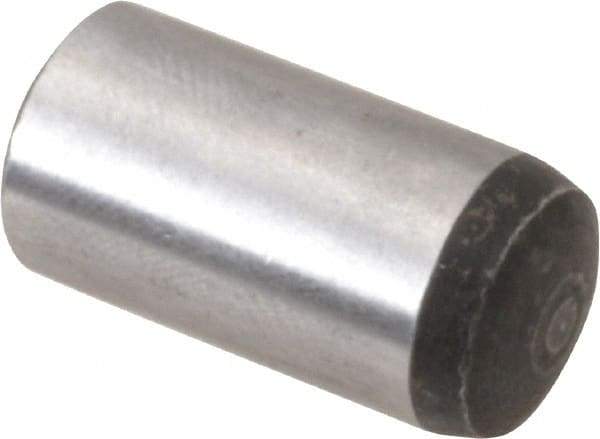 Value Collection - 12mm Diam x 25mm Pin Length Alloy Steel Standard Dowel Pin - C 58-62 Hardness, 53,400 Lb Breaking Strength, 1 Rounded End - Industrial Tool & Supply