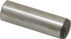 Value Collection - 12mm Diam x 40mm Pin Length Alloy Steel Standard Dowel Pin - C 58-62 Hardness, 53,400 Lb Breaking Strength, 1 Rounded End - Industrial Tool & Supply