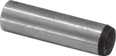 Value Collection - 12mm Diam x 45mm Pin Length Alloy Steel Standard Dowel Pin - C 58-62 Hardness, 53,400 Lb Breaking Strength, 1 Rounded End - Industrial Tool & Supply