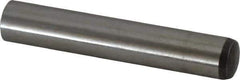 Value Collection - 12mm Diam x 70mm Pin Length Alloy Steel Standard Dowel Pin - C 58-62 Hardness, 53,400 Lb Breaking Strength, 1 Rounded End - Industrial Tool & Supply