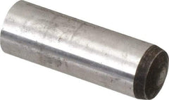 Value Collection - 16mm Diam x 50mm Pin Length Alloy Steel Standard Dowel Pin - C 58-62 Hardness, 94,900 Lb Breaking Strength, 1 Rounded End - Industrial Tool & Supply