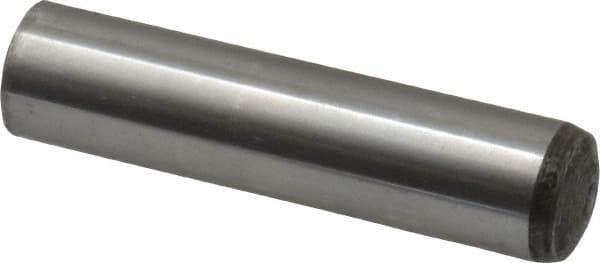 Value Collection - 16mm Diam x 70mm Pin Length Alloy Steel Standard Dowel Pin - C 58-62 Hardness, 94,900 Lb Breaking Strength, 1 Rounded End - Industrial Tool & Supply