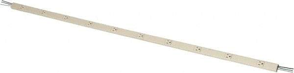 Wiremold - 10 Outlets, 120 Volts, 15 Amps, Power Outlet Strip - 1 Circuit, 5-15P NEMA Configuration, 5' Strip - Industrial Tool & Supply