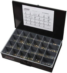 Value Collection - 250 Piece, Inch, Steel Grease Fitting Set - Industrial Tool & Supply