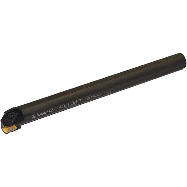 Tool-Flo - A-FLSR, Internal, Right Hand, 0.29" Max Depth of Cut, Indexable Grooving Tool Holder - FLFD-3RI Insert Compatibility, 1" Shank Width, 12" OAL, Through Coolant - Industrial Tool & Supply