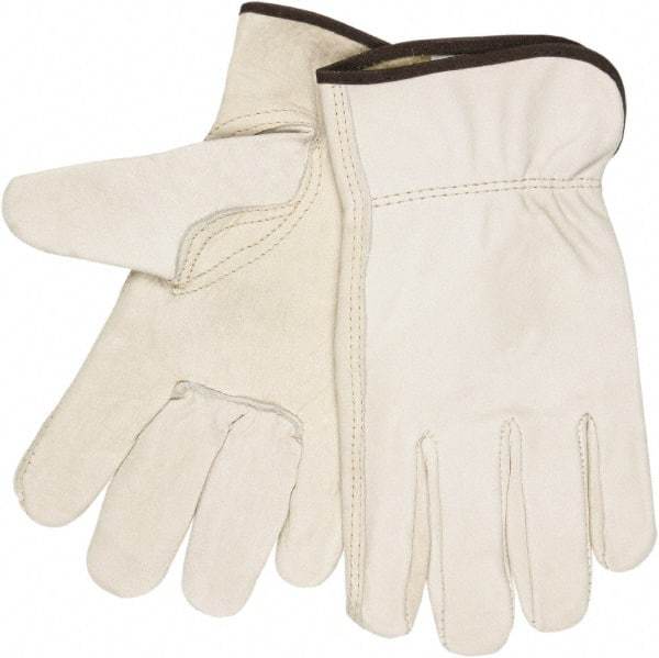 MCR Safety - Leather Work Gloves - Industrial Tool & Supply
