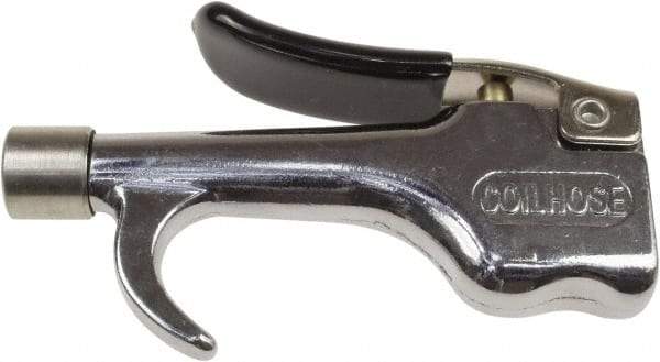 Coilhose Pneumatics - Tamperproof Safety Nozzle Thumb Lever Blow Gun - 1/4 NPT, Zinc - Industrial Tool & Supply