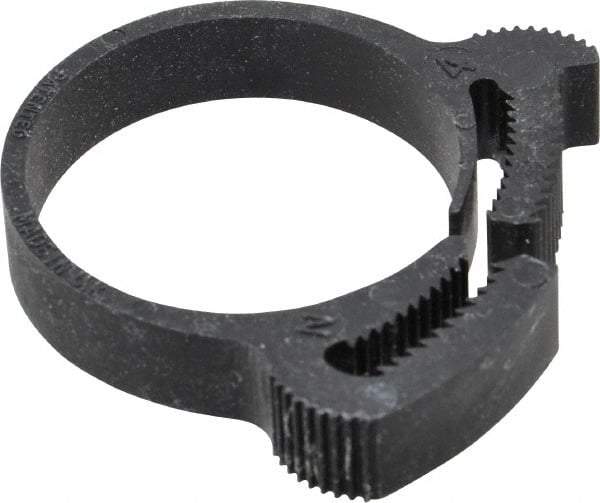NewAge Industries - 1-1/4" Double Bond Hose Clamp - Nylon, Pack of 10 - Industrial Tool & Supply
