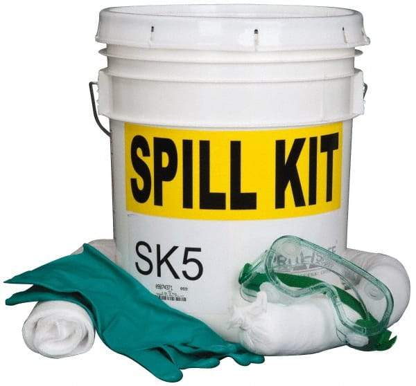PRO-SAFE - Oil Only Spill Kit - 5 Gal Pail - Industrial Tool & Supply