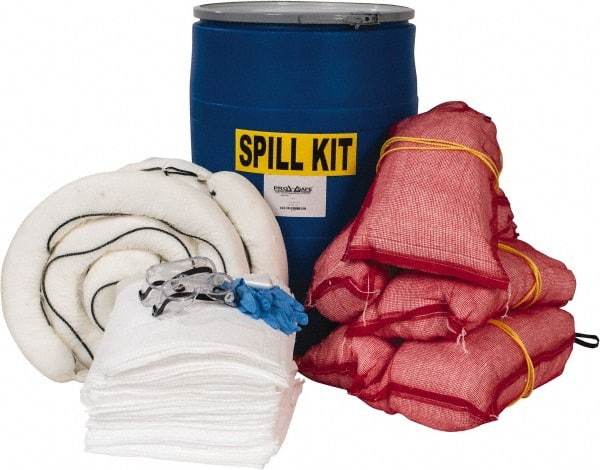 PRO-SAFE - Oil Only Spill Kit - 55 Gal Polyethylene Drum - Industrial Tool & Supply