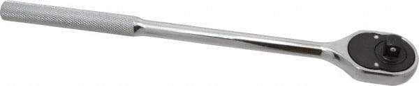 Proto - 3/8" Drive Pear Head Ratchet - Chrome Finish, 11" OAL, 24 Gear Teeth, Standard Head - Industrial Tool & Supply