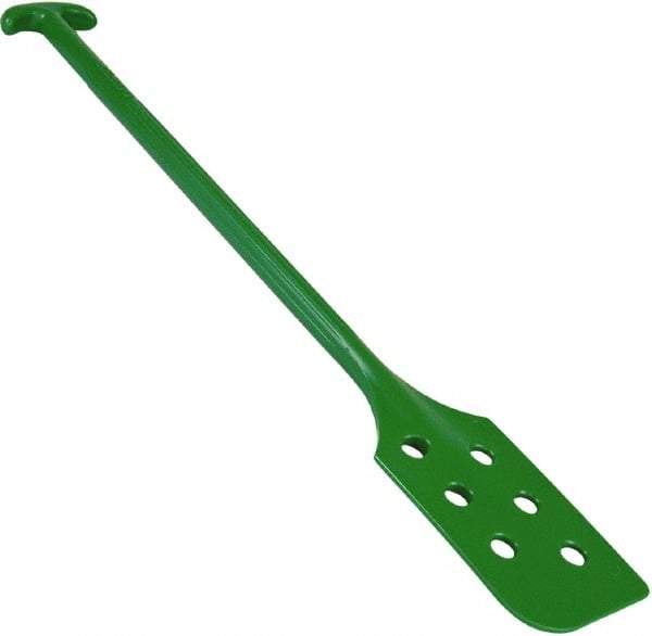 Remco - Green Polypropylene Mixing Paddle with Holes - 40" Overall Length - Industrial Tool & Supply