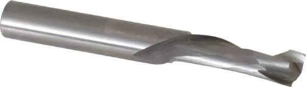 Onsrud - 3/8" Cutting Diam x 1-1/8" Length of Cut, 1 Flute, Compression Spiral Router Bit - Uncoated, Right Hand Cut, Solid Carbide, 3" OAL x 3/8" Shank Diam, Single Edge, 30° Helix Angle - Industrial Tool & Supply