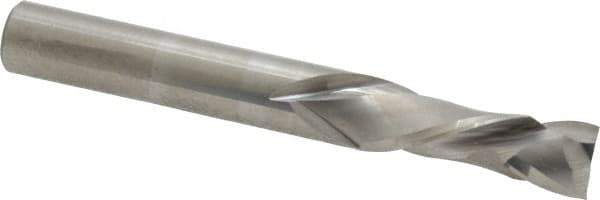 Onsrud - 3/8" Cutting Diam x 1-1/8" Length of Cut, 2 Flute, Compression Spiral Router Bit - Uncoated, Right Hand Cut, Solid Carbide, 3" OAL x 3/8" Shank Diam, Double Edge, 30° Helix Angle - Industrial Tool & Supply