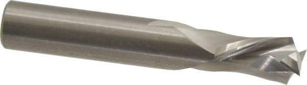 Onsrud - 1/2" Cutting Diam x 7/8" Length of Cut, 2 Flute, Compression Spiral Router Bit - Uncoated, Right Hand Cut, Solid Carbide, 3" OAL x 1/2" Shank Diam, Double Edge, 30° Helix Angle - Industrial Tool & Supply