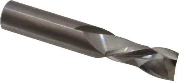 Onsrud - 1/2" Cutting Diam x 1-1/8" Length of Cut, 2 Flute, Compression Spiral Router Bit - Uncoated, Right Hand Cut, Solid Carbide, 3" OAL x 1/2" Shank Diam, Double Edge, 30° Helix Angle - Industrial Tool & Supply