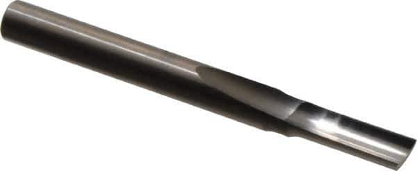 Onsrud - 7/32" Diam, 1/4" Shank Diam, 5/8" Length of Cut, 1 Flute Single Edge Straight Router Bit - 2-1/2" Overall Length, Right Hand Cut, Solid Carbide - Industrial Tool & Supply
