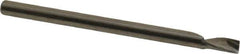 Onsrud - 1/8" Cutting Diam x 1/4" Length of Cut, 1 Flute, Upcut Spiral Router Bit - Uncoated, Right Hand Cut, Solid Carbide, 2" OAL x 1/8" Shank Diam, Single Edge, 21° Helix Angle - Industrial Tool & Supply