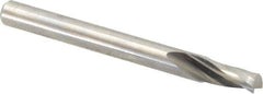 Onsrud - 3/16" Cutting Diam x 3/8" Length of Cut, 1 Flute, Upcut Spiral Router Bit - Uncoated, Right Hand Cut, Solid Carbide, 2" OAL x 3/16" Shank Diam, Single Edge, 21° Helix Angle - Industrial Tool & Supply