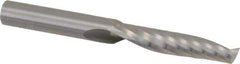 Onsrud - 3/8" Cutting Diam x 1-5/8" Length of Cut, 1 Flute, Upcut Spiral Router Bit - Uncoated, Right Hand Cut, Solid Carbide, 3-1/2" OAL x 3/8" Shank Diam, Single Edge, 21° Helix Angle - Industrial Tool & Supply
