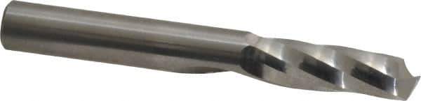 Onsrud - 3/8" Cutting Diam x 1-1/8" Length of Cut, 1 Flute, Upcut Spiral Router Bit - Uncoated, Right Hand Cut, Solid Carbide, 3" OAL x 3/8" Shank Diam, Single Edge - Industrial Tool & Supply