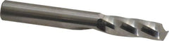 Onsrud - 3/8" Cutting Diam x 1-1/8" Length of Cut, 1 Flute, Upcut Spiral Router Bit - Uncoated, Right Hand Cut, Solid Carbide, 3" OAL x 3/8" Shank Diam, Single Edge - Industrial Tool & Supply