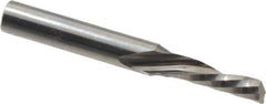 Onsrud - 3/16" Cutting Diam x 5/8" Length of Cut, 1 Flute, Downcut Spiral Router Bit - Uncoated, Right Hand Cut, Solid Carbide, 2" OAL x 1/4" Shank Diam, Single Edge, 21° Helix Angle - Industrial Tool & Supply