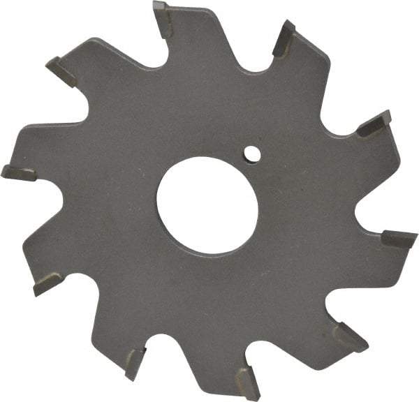 Onsrud - 2-1/2" Diam x 0.095" Blade Thickness x 5/8" Arbor Hole Diam, 10 Tooth Slitting and Slotting Saw - Arbor Connection, Right Hand, Uncoated, Carbide-Tipped, 0° Rake - Industrial Tool & Supply
