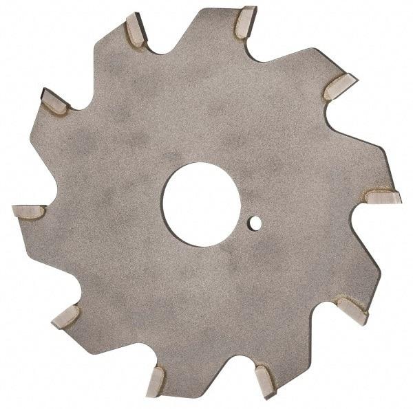 Onsrud - 3" Diam x 0.095" Blade Thickness x 5/8" Arbor Hole Diam, 10 Tooth Slitting and Slotting Saw - Arbor Connection, Right Hand, Uncoated, Carbide-Tipped, 0° Rake - Industrial Tool & Supply