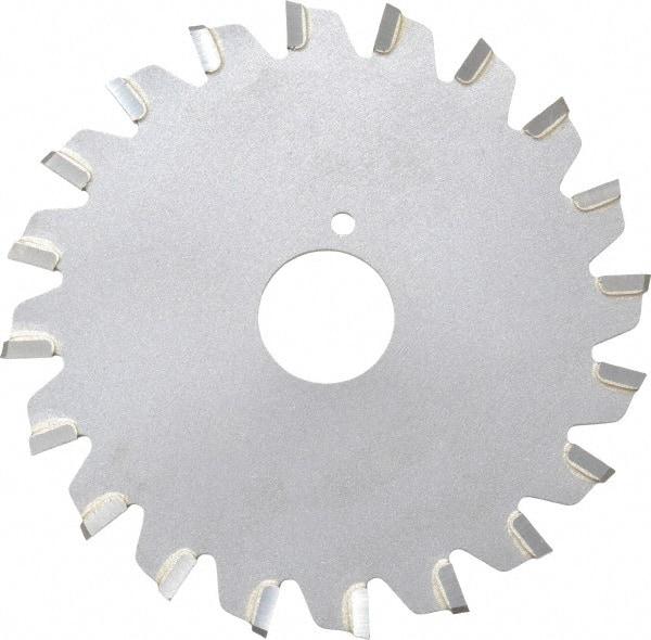 Onsrud - 3" Diam x 0.095" Blade Thickness x 5/8" Arbor Hole Diam, 20 Tooth Slitting and Slotting Saw - Arbor Connection, Right Hand, Uncoated, Carbide-Tipped, -5° Rake - Industrial Tool & Supply