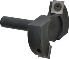 Onsrud - 2-1/2" Cutting Diam, 1/8" Max Depth of Cut, 1/2" Shank Diam, Indexable Spoilboard Surface Insert Cutter - 2 Cutters, Straight Cut, ICK L 142 Insert Style, 2.8" OAL, 2" Shank Length, Right Hand Cut - Industrial Tool & Supply