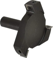 Onsrud - 4" Cutting Diam, 1/8" Max Depth of Cut, 3/4" Shank Diam, Indexable Spoilboard Surface Insert Cutter - 3 Cutters, Straight Cut, ICK L 142 Insert Style, 3.05" OAL, 2-1/4" Shank Length, Right Hand Cut - Industrial Tool & Supply