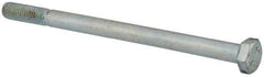 Value Collection - M8x1.25mm Metric Coarse, 120mm Length Under Head Hex Head Cap Screw - Partially Threaded, Grade 8.8 Steel, Zinc-Plated Finish, 13mm Hex - Industrial Tool & Supply