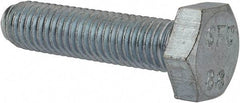 Value Collection - M10x1.50mm Metric Coarse, 40mm Length Under Head Hex Head Cap Screw - Fully Threaded, Grade 8.8 Steel, Zinc-Plated Finish, 17mm Hex - Industrial Tool & Supply