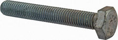 Value Collection - M10x1.50mm Metric Coarse, 70mm Length Under Head Hex Head Cap Screw - Fully Threaded, Grade 8.8 Steel, Zinc-Plated Finish, 17mm Hex - Industrial Tool & Supply