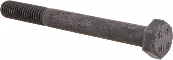 Value Collection - M8x1.25mm Metric Coarse, 75mm Length Under Head Hex Head Cap Screw - Partially Threaded, Grade 10.9 Steel, Uncoated, 13mm Hex - Industrial Tool & Supply