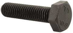 Value Collection - M10x1.50mm Metric Coarse, 40mm Length Under Head Hex Head Cap Screw - Fully Threaded, Grade 10.9 Steel, Uncoated, 17mm Hex - Industrial Tool & Supply