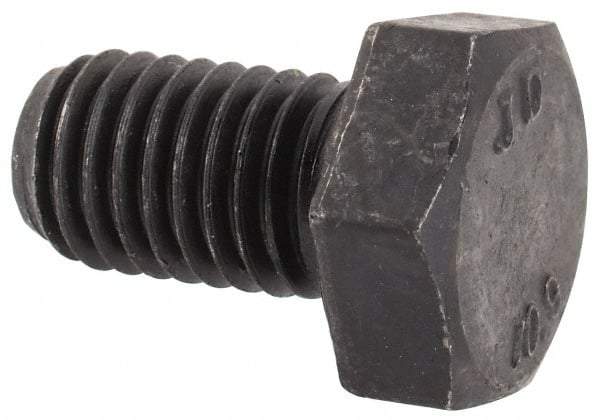 Value Collection - M12x1.75mm Metric Coarse, 20mm Length Under Head Hex Head Cap Screw - Fully Threaded, Grade 10.9 Steel, Uncoated, 19mm Hex - Industrial Tool & Supply