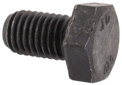 Value Collection - M12x1.75mm Metric Coarse, 20mm Length Under Head Hex Head Cap Screw - Fully Threaded, Grade 10.9 Steel, Uncoated, 19mm Hex - Industrial Tool & Supply