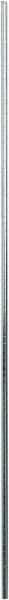 Eagle MHC - 1" Wide, 86 High, Open Shelving Accessory/Component - Zinc, Zinc Finish, 1" Deep, Use with Eagle MHC Shelving - Industrial Tool & Supply