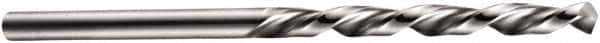 DORMER - 2.1mm 118° High Speed Steel Jobber Drill - Oxide Finish, Left Hand Cut, Spiral Flute, Straight Shank, 49mm OAL - Industrial Tool & Supply