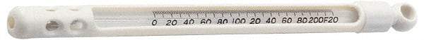 Taylor - 0 to 120°F, Min and Max Thermometer - Mercury Dishwash Test Thermometer - Industrial Tool & Supply
