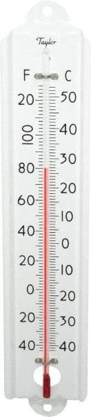 Taylor - 20 to 120°F, Window and Wall Thermometer - 12 Inch Long - Industrial Tool & Supply