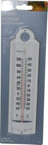Taylor - -40 to 120°F, Window and Wall Thermometer - 9 Inch Long - Industrial Tool & Supply