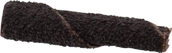 Merit Abrasives - 1/4" Max Roll Diam x 1-1/2" OAL, 50 Grit Aluminum Oxide Straight Cartridge Roll - 1/8" Pilot Hole Diam, Coarse Grade - Industrial Tool & Supply
